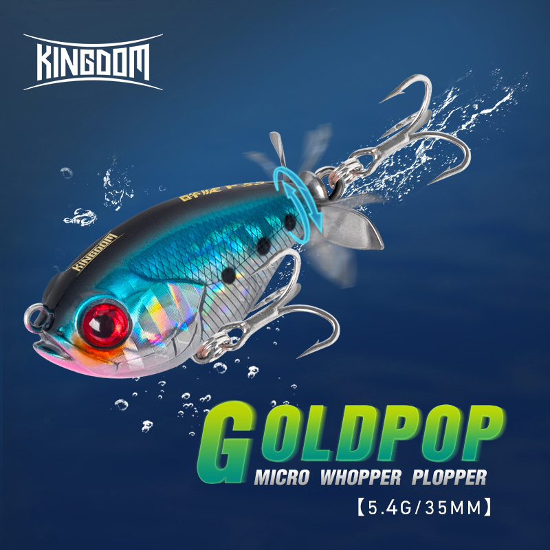 Fishing Lure Topwater - Kingdom elica Topwater Popper Fishing Lure