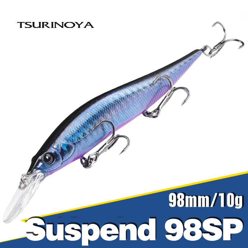 Fishing Lure Swimbait - TSURINOYA Suspend Minnow AURORA 98SP Esca