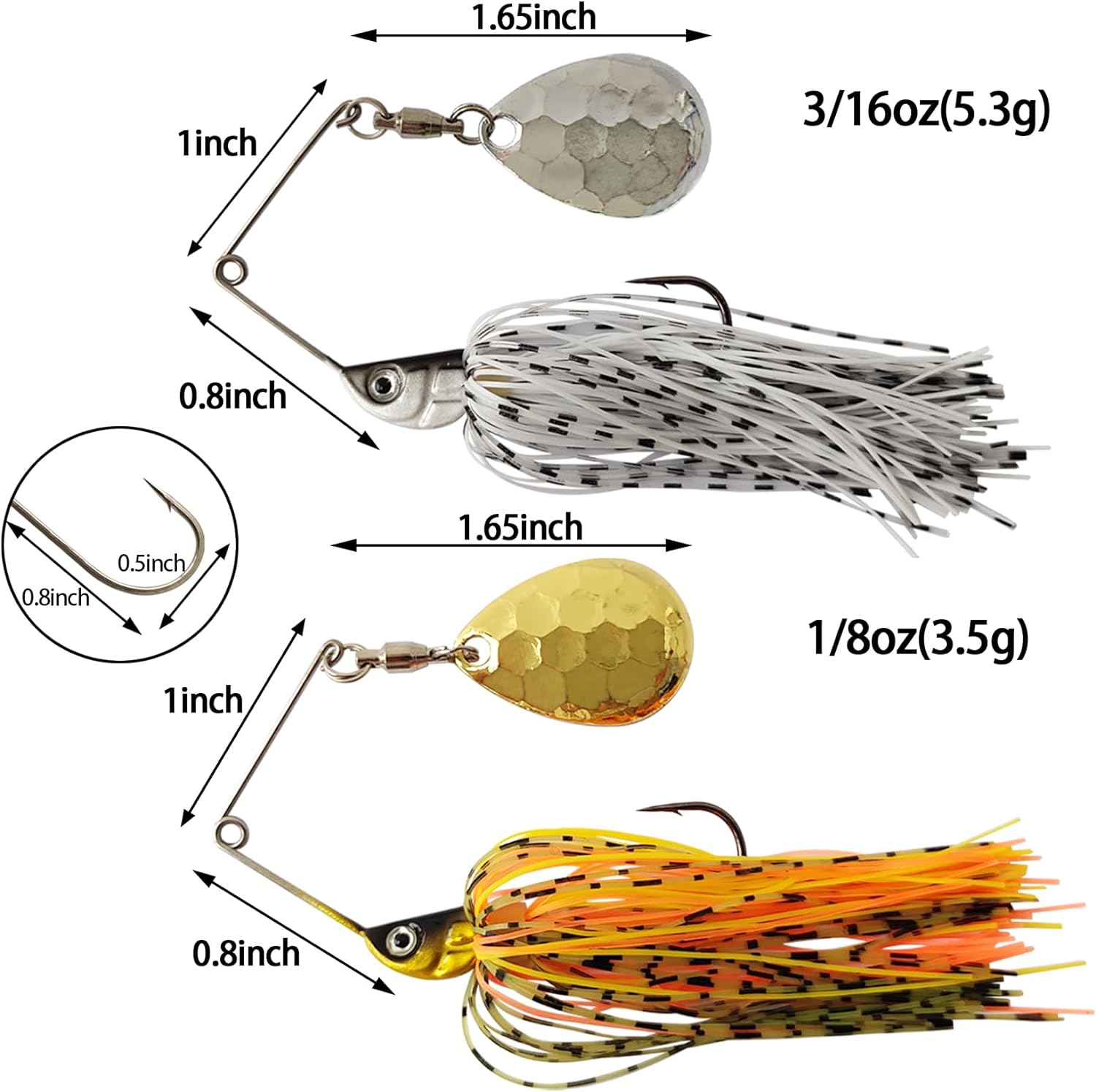 Eupheng Spinner Bait Cucchiaio - Fishing Lure Swimbait recensione e prezzo