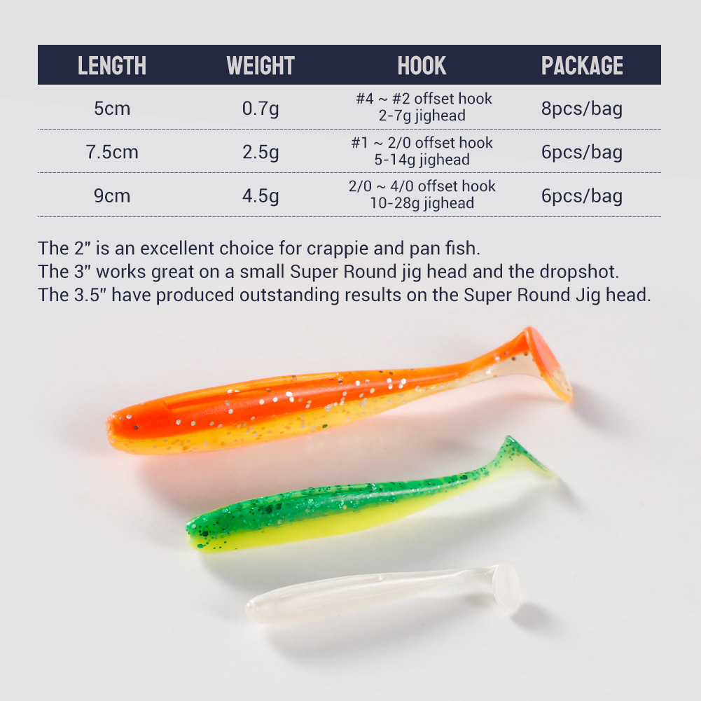 Noeby Easy Shiner Silicone Sha - Fishing Lure Soft Plastic recensione e prezzo