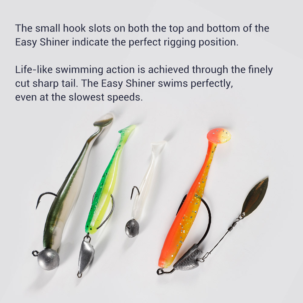 Noeby Easy Shiner Silicone Sha - Fishing Lure Soft Plastic recensione e prezzo