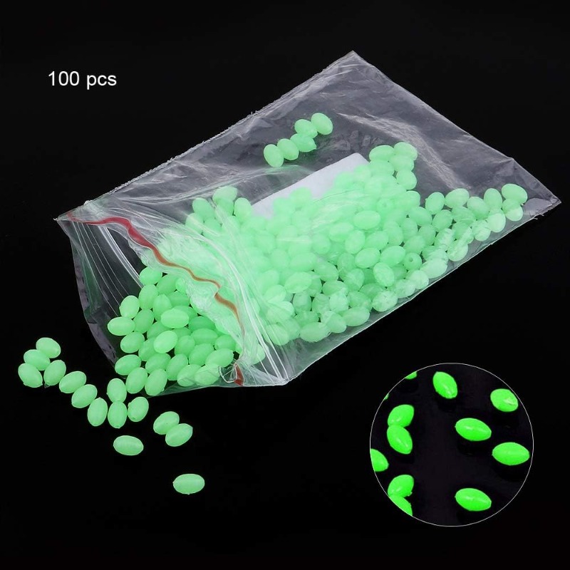 100 pz/lotto Ovale Notte Lumin - Fishing Lure Making Kit recensione e prezzo
