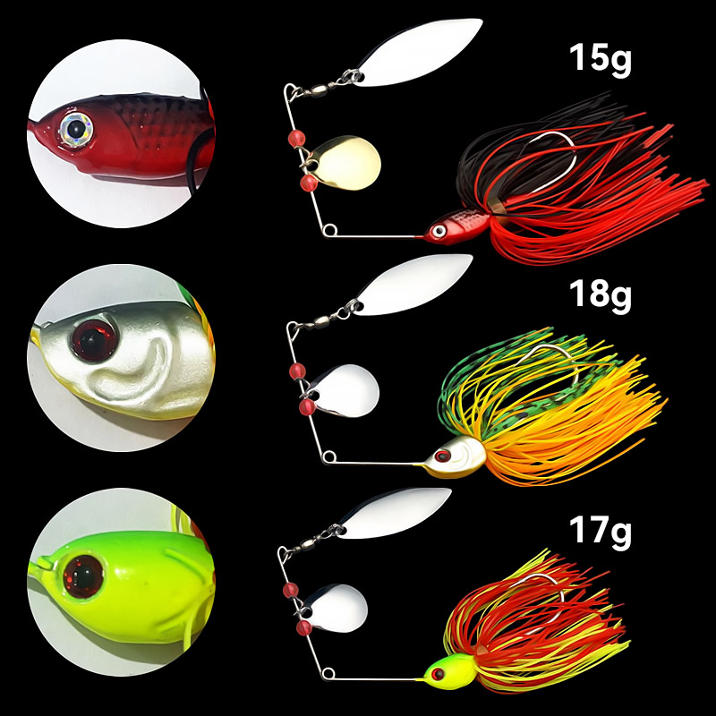 Bazooka 15g 18g Spinnerbait Ri - Fishing Lure Swimbait recensione e prezzo