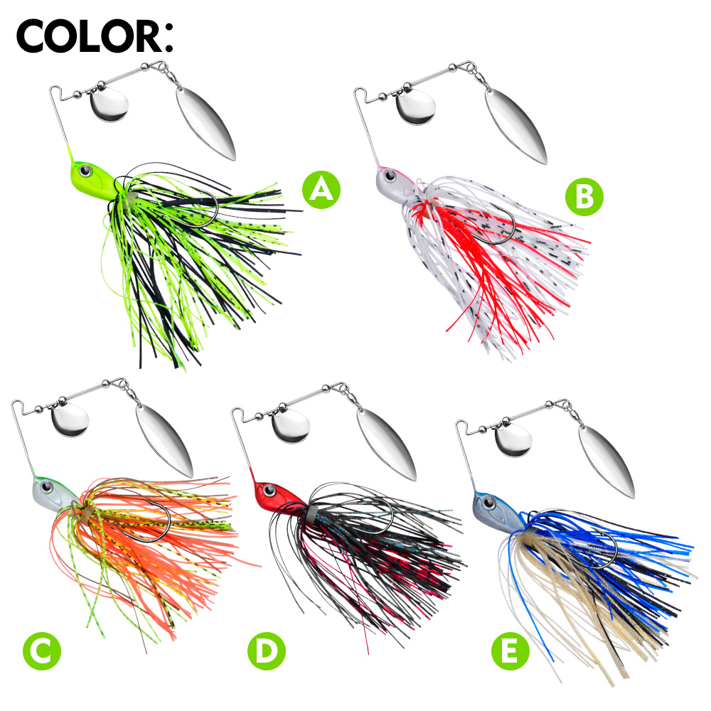 Proberos 10/14g Spinnerbait, C - Fishing Lure Blade Bait recensione e prezzo