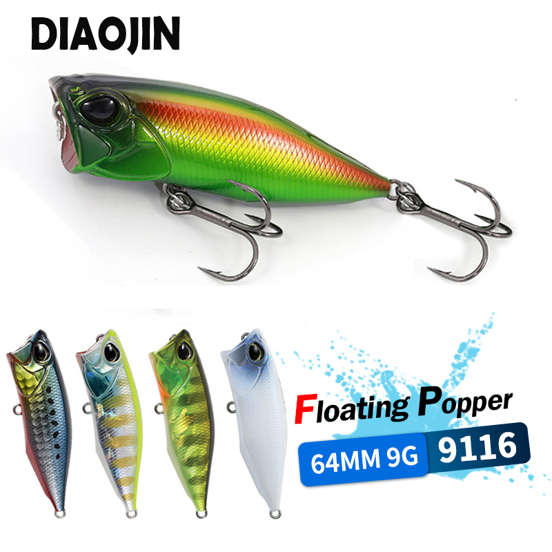 64 millimetri 9g Poppers Esche - Fishing Lure Popper recensione e prezzo