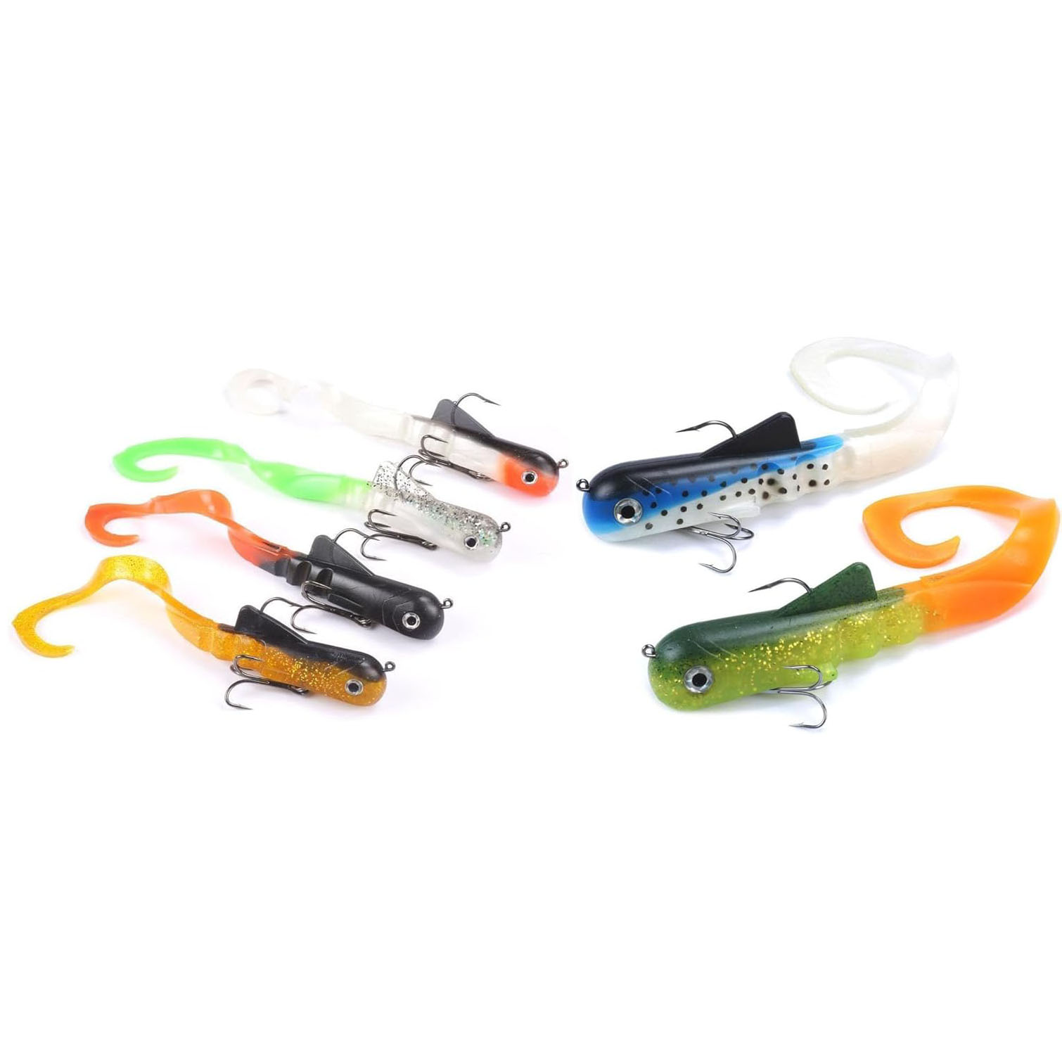 6 pz/lotto luccio Musky Dawg p - Fishing Lure Soft Plastic recensione e prezzo