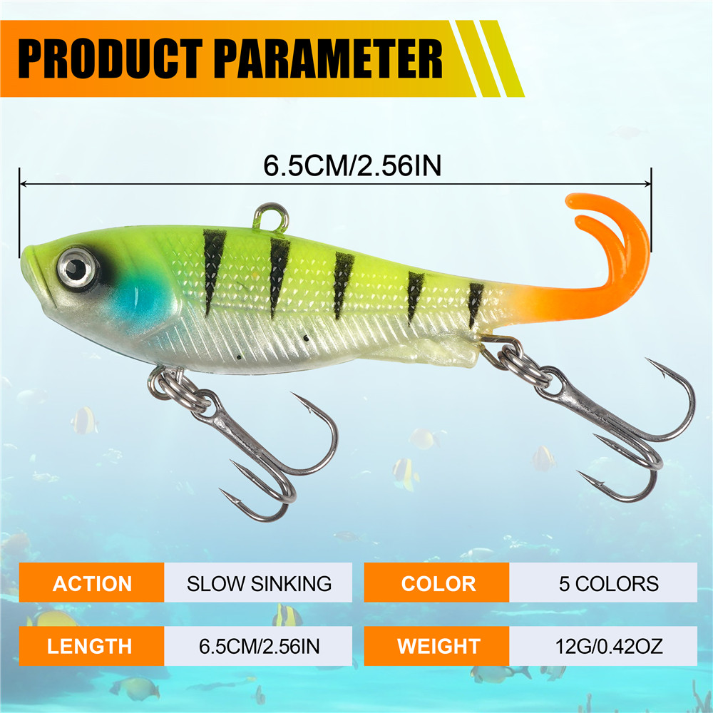 5 pezzi pre-attrezzati Jig Hea - Fishing Lure Swimbait recensione e prezzo