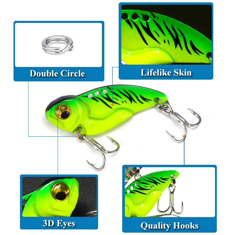 Billings 1 pz 8g 3.5cm Esche A - Fishing Lure Blade Bait recensione e prezzo