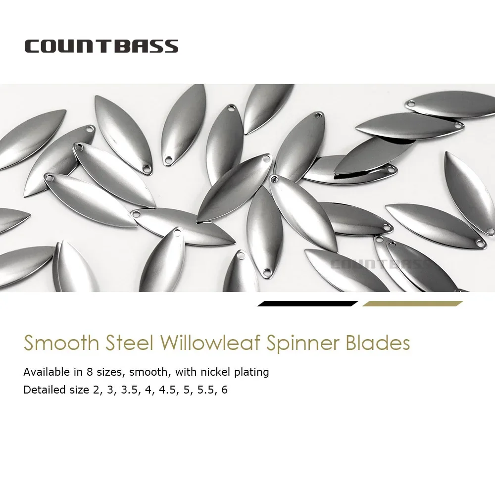 Countbass 50 pezzi taglia 1-6  - Fishing Lure Blade Bait recensione e prezzo