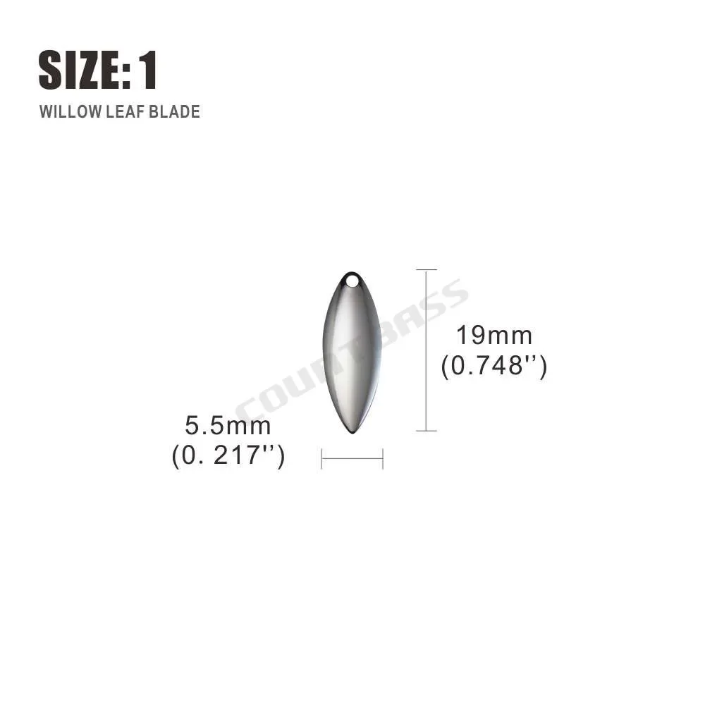 Countbass 50 pezzi taglia 1-6  - Fishing Lure Blade Bait recensione e prezzo