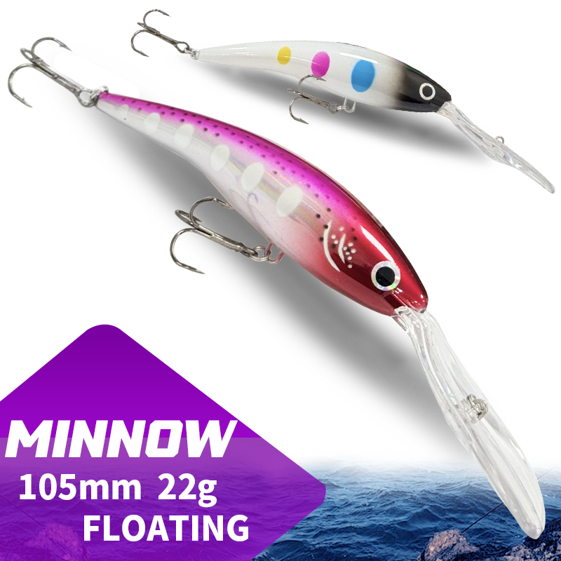 Minnow Galleggiante 105F 105MM - Fishing Lure Jerkbait recensione e prezzo