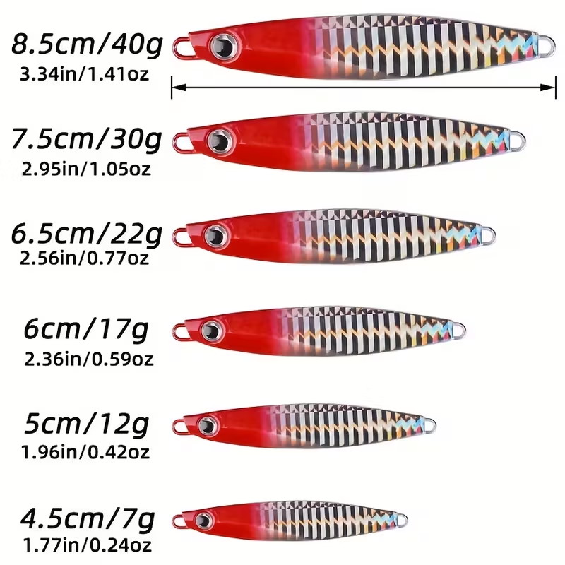 12 pz Esche Da Pesca In Metall - Fishing Lure Blade Bait recensione e prezzo