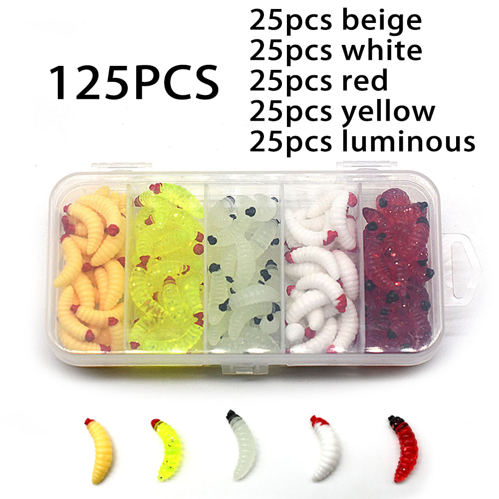 125 pezzi esche da pesca lombr - Fishing Lure Soft Plastic recensione e prezzo